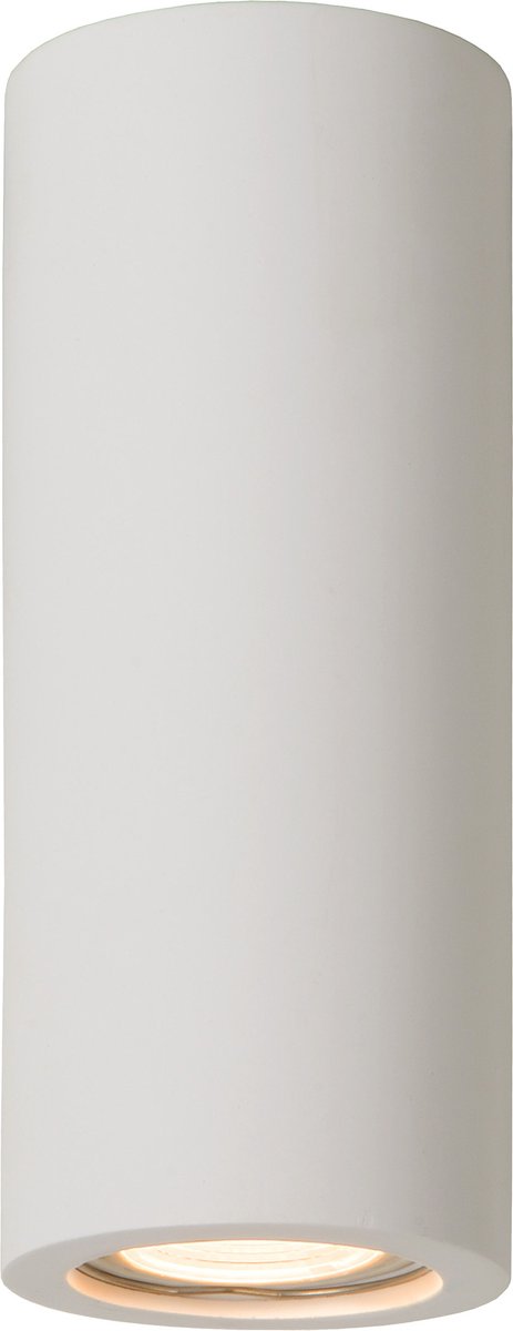 Lucide gipsy - spot de plafond (plafonnier) - ø 7 cm - 1xgu10 - blanc - japandi