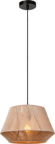 Lucide jessica - lampe suspendue - 1xe27 - gris - japandi