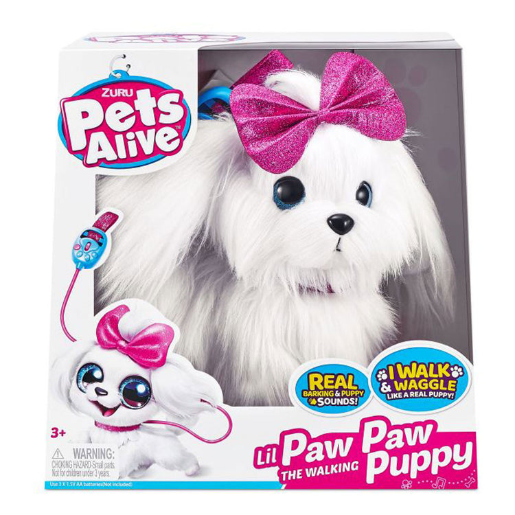 Zuru animaux de compagnie Alive Paw Paw Puppy Walking Puppy