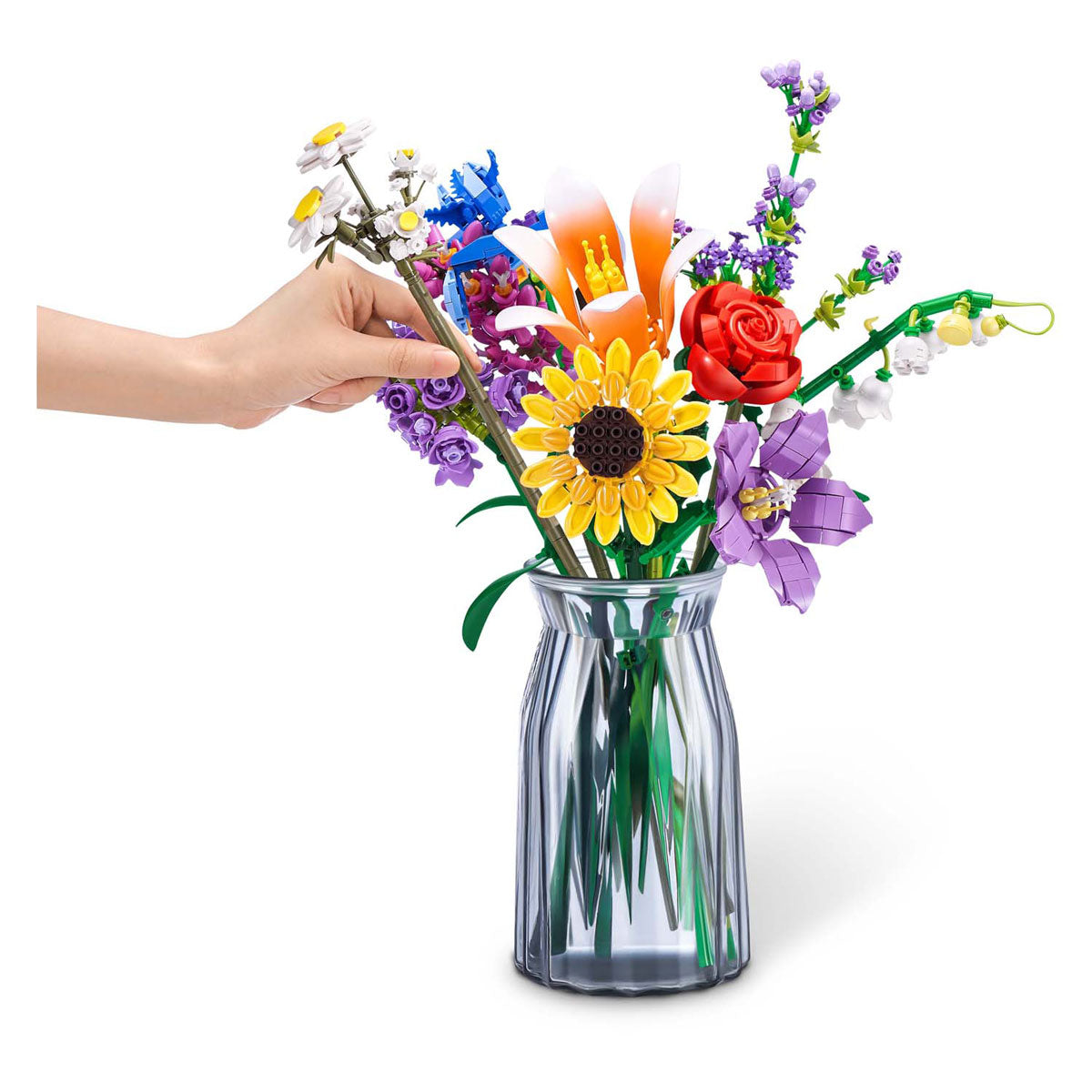 Fleurs longues de briques maximales