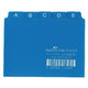 Intercalaires plastique durable a7 7,4x10,5cm jaune 25 pièces