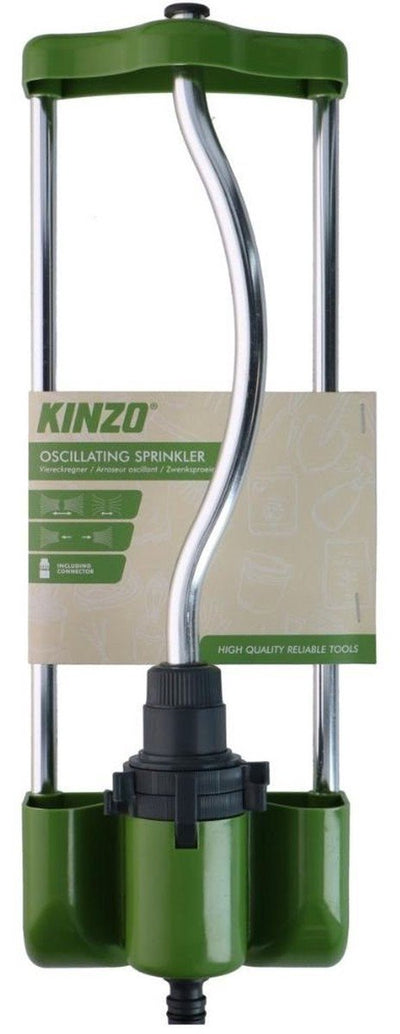 Arroseur pivotant Kinzo - Buse de pulvérisation pour tuyau d'arrosage - Arroseur de jardin pour potager et pelouse - Arroseur de pelouse arroseur circulaire - Répartition de l'eau réglable