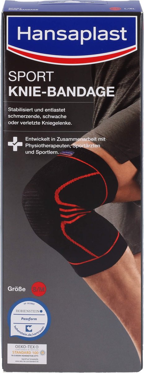 Genouillère de sport Elastoplast Performance - Genouillère - Genouillère - Genouillère - Taille unique - Noir - 1 pièce