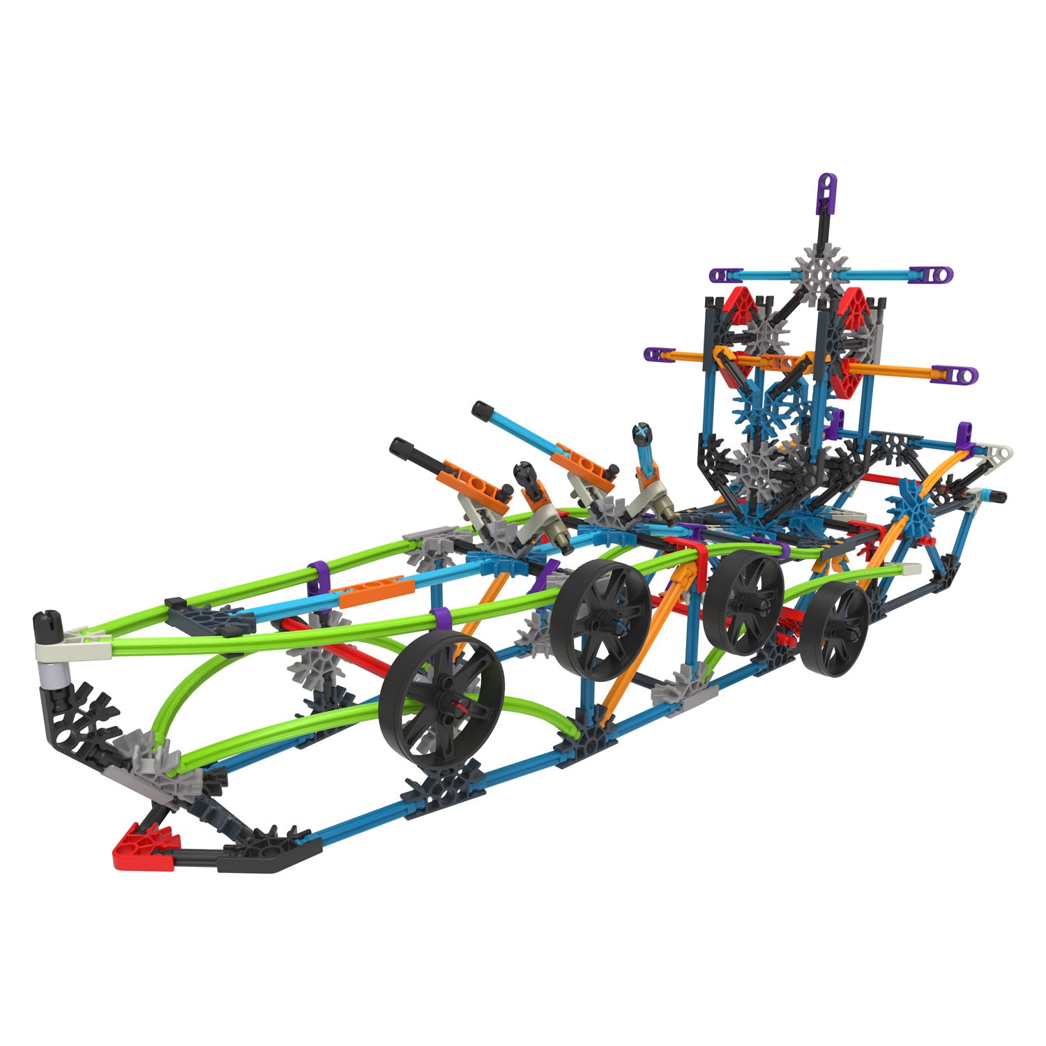 K'nex Bouwset Wheels 30 modèles, 500dlg.