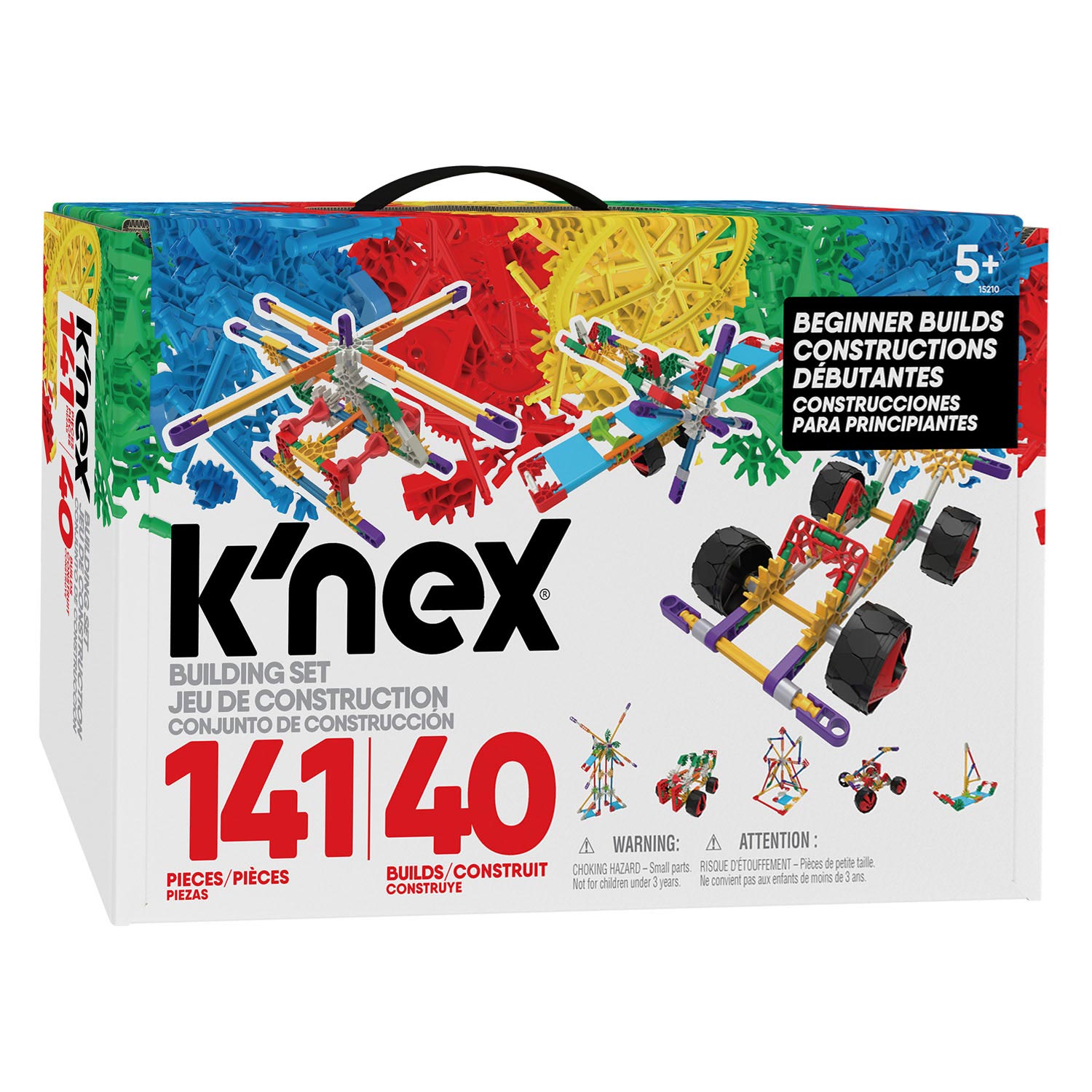 K'nex Classics Beginner 40 Modèles Bouwset, 141dlg.
