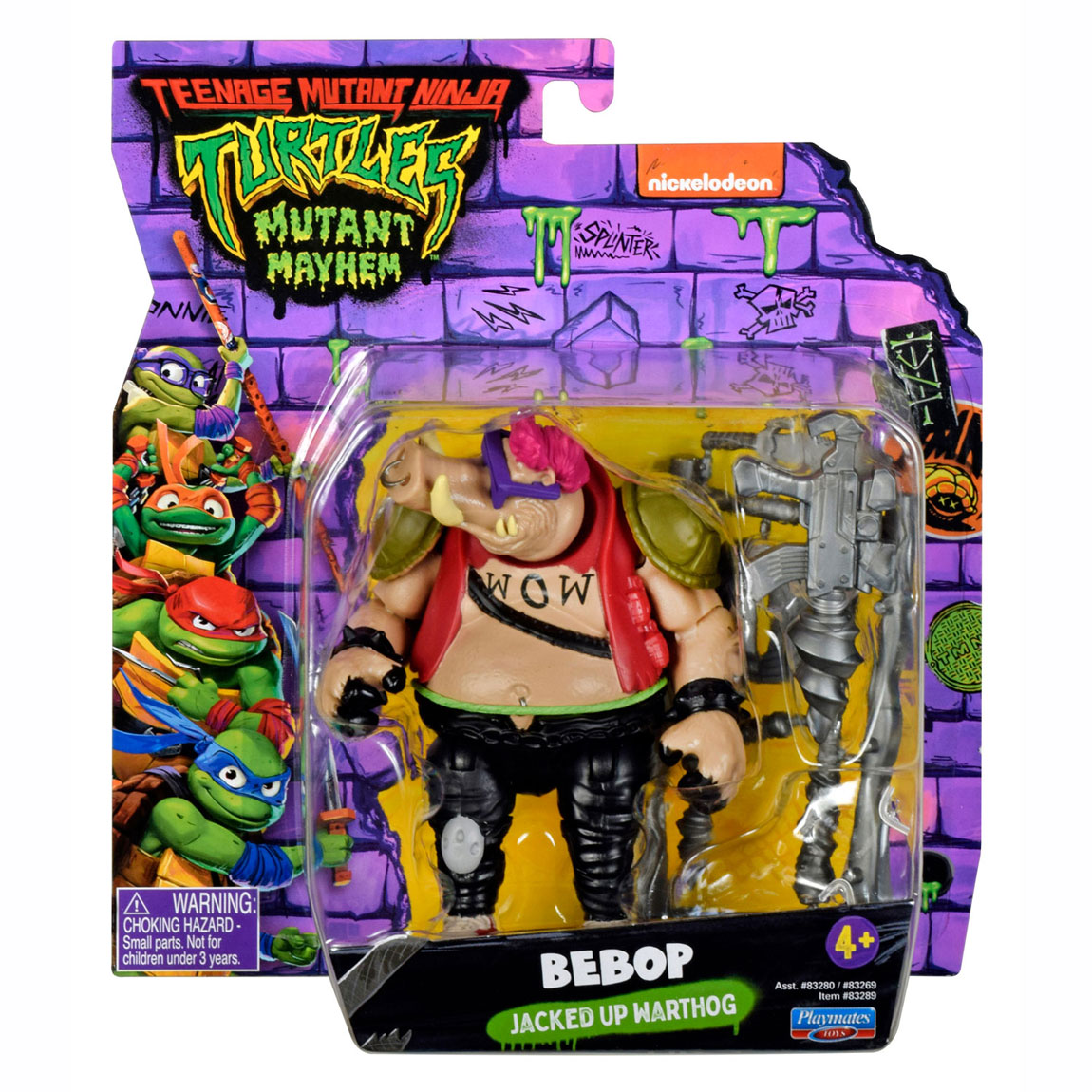 Boti Teenage Mutant Ninja Turtles Speel Figure Bebop Jack up Up Warthog