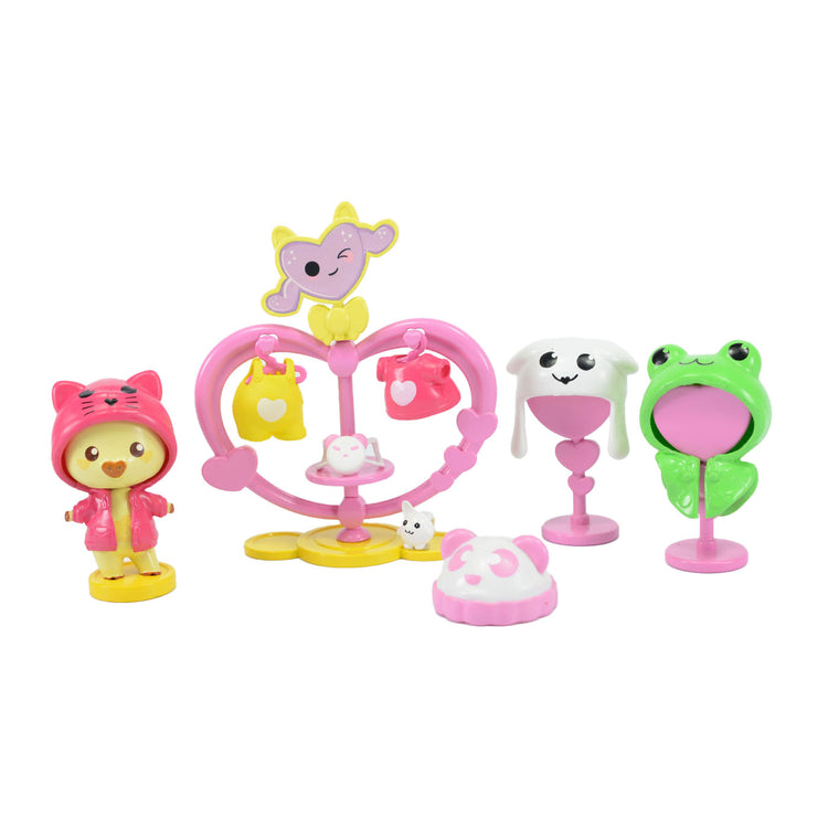 Boti pockey money piggies jouant avec une tirelire pack kawaii