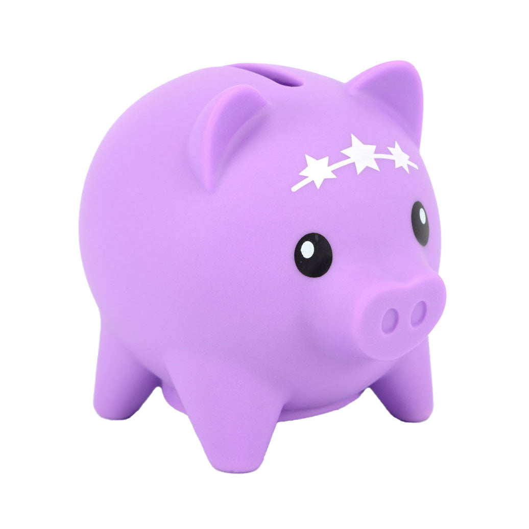 Boti pockey argent cochons figurine articulée avec tirelire bal bal pack de fête