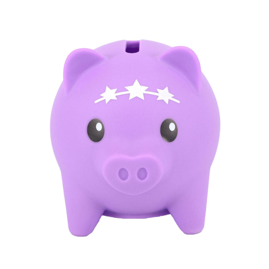 Boti pockey argent cochons figurine articulée avec tirelire bal bal pack de fête