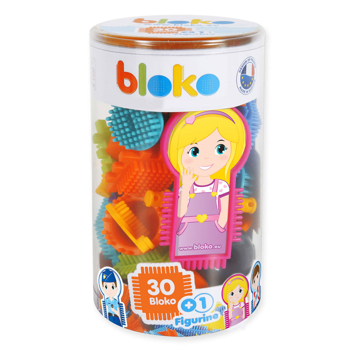 BOTI BLOKO NOPPER BLOCKS avec FIGUR, 31DLG.
