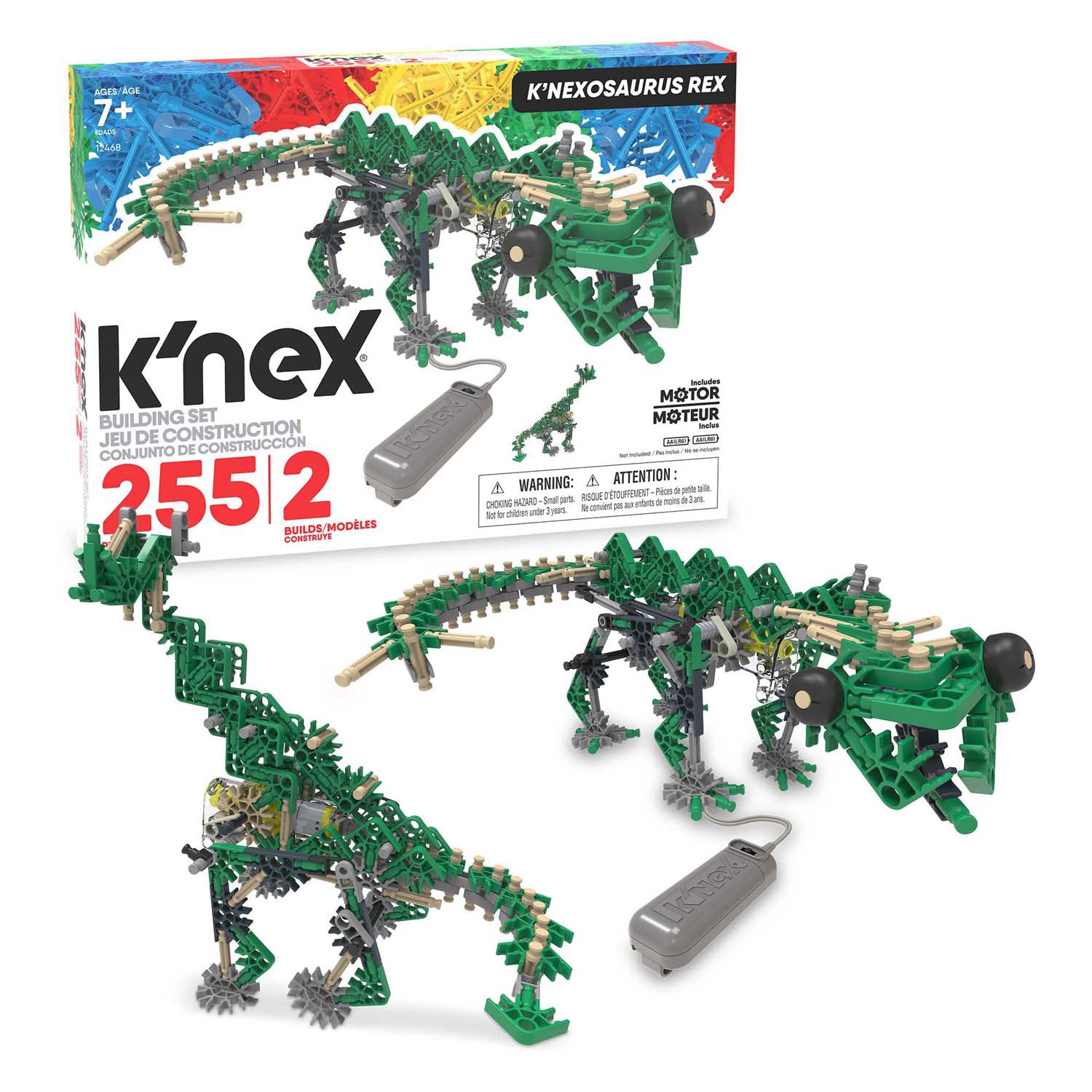 K'nex knexosaurus avec moteur, 255dlg.
