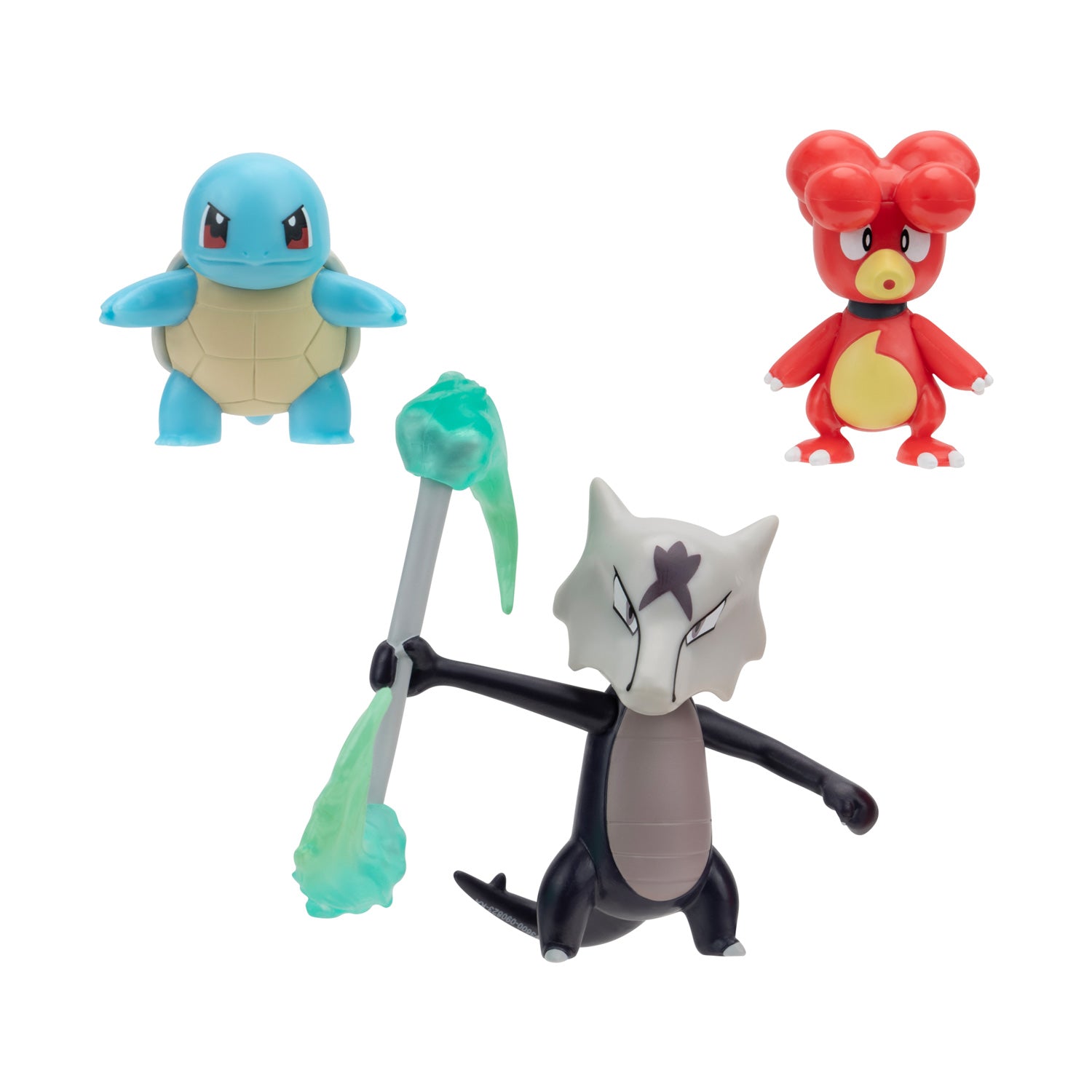 Boti batte figure set magby, alolan, marow, 3pcs.