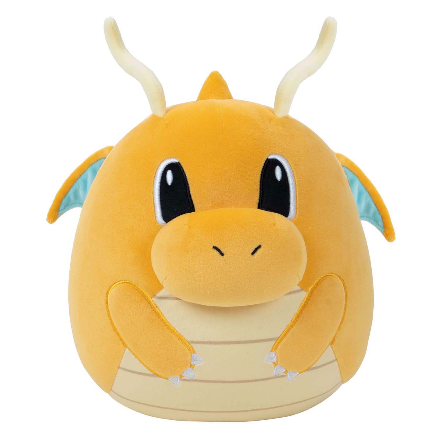 Jazwares squishmallows pokemon câlins en peluche dragonite, 25 cm
