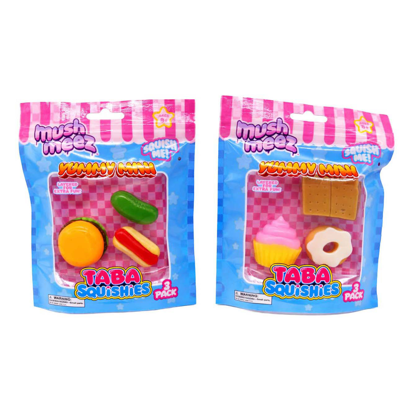 Assortiment de 3 packs Mushmeez minis | 24 pièces