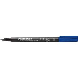 Marqueur permanent staedtler 313-3 universel fin 0.4mm bleu soluble dans l'eau