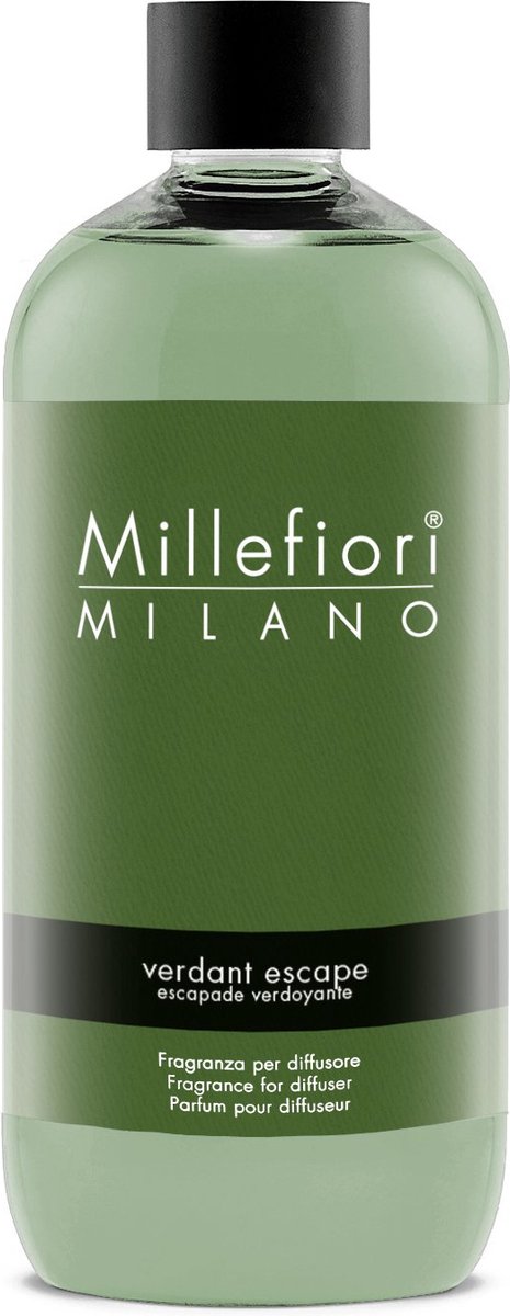 Recharge Millefiori Milano pour bâtonnets parfumés 500 ml - évasion verdoyante