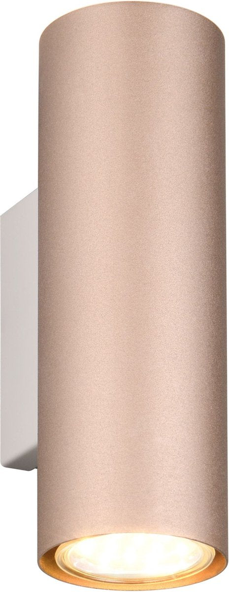 Trio marley - applique - moka - excl. 2x gu10 4,9 w - éclairage haut et bas - montage mural