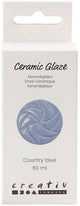 Vernis céramique Creativ Company, 984-1101 °C, opaque, bleu pays, 60 ml 1 flacon