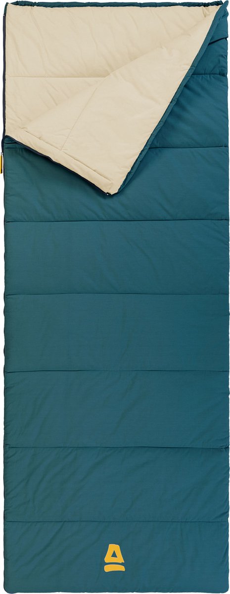 Sac de couchage Abbey camp - modèle couverture - polycoton - bleu - 210 x 85 cm - connectable