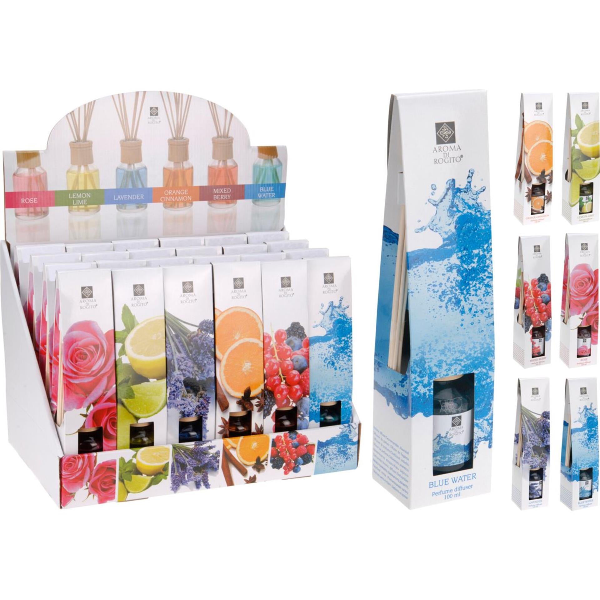 Bâtonnets parfumés 100ml cul.
