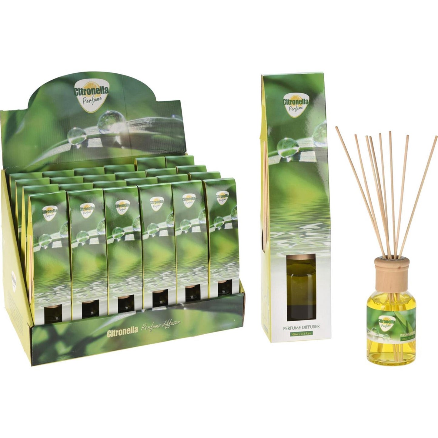 Bâtonnets parfumés à la citronnelle 100ml