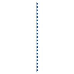 Reliure à dos gbc plastique a4 6mm bleu 25 feuilles