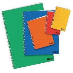 Ursus bloc spirale a6 assortiment de couleurs 10 pièces
