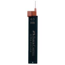Recharge porte-mine faber-castell hb 0,5 mm