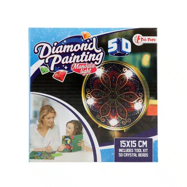 Lampe de peinture au diamant mandala