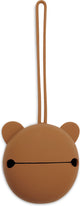 Jollein attache-tétine bébé silicone - ø7cm - caramel