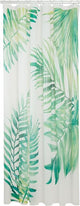 Rideau de douche feuilles de phoque 180x200 cm - peva - vert blanc