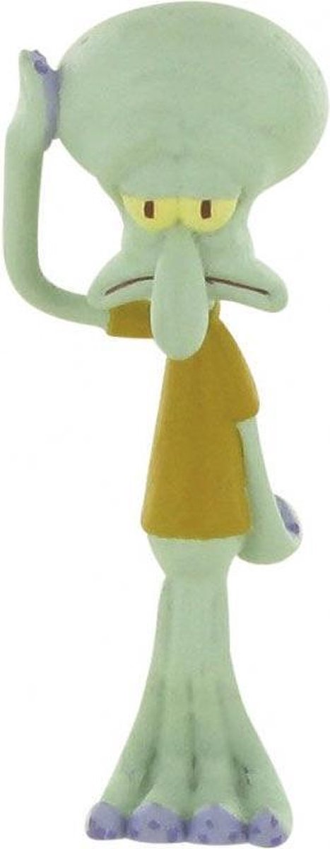 Comansi figurine de jeu Bob l'éponge calamar 7 cm vert