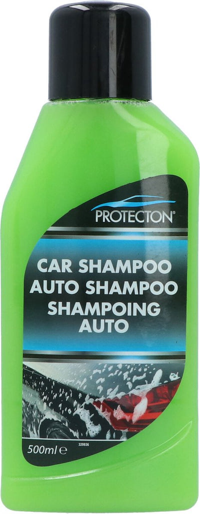 Shampoing auto Protecton - nettoie en profondeur, rapidement et en toute sécurité - élimine la saleté, les dépôts de graisse - pour tous types de peintures - redonne de l'éclat - 500 ml