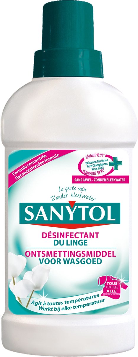 Sanytol Additif de lessive hygiène - 500 ml - désinfectant pour le linge - désinfectant