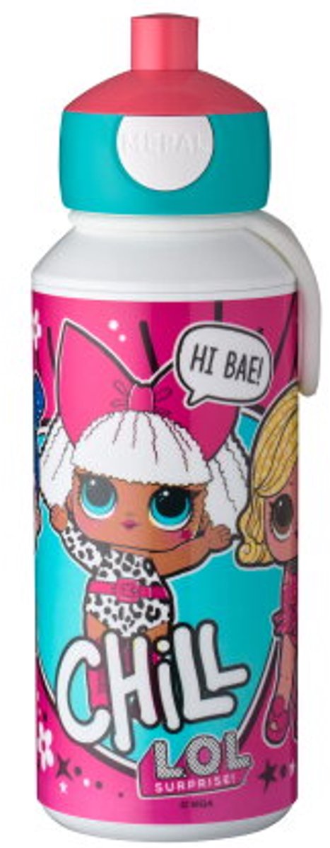 Gourde pop-up Mepal Campus - 400 ml - se ferme bien - gobelet pour enfant - m.o.l. surprise