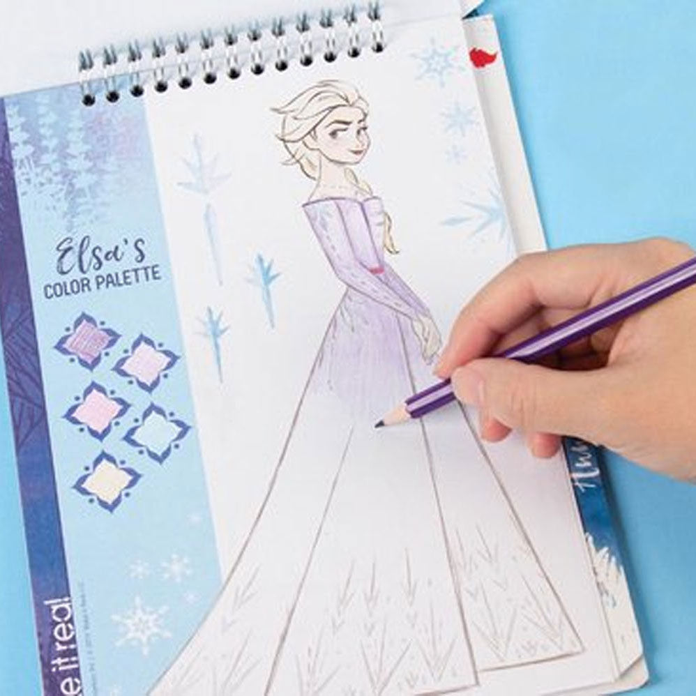Sketch gelé et livre d'autocollants avec pochoirs