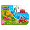Peppa tourne autour du train clickety clack