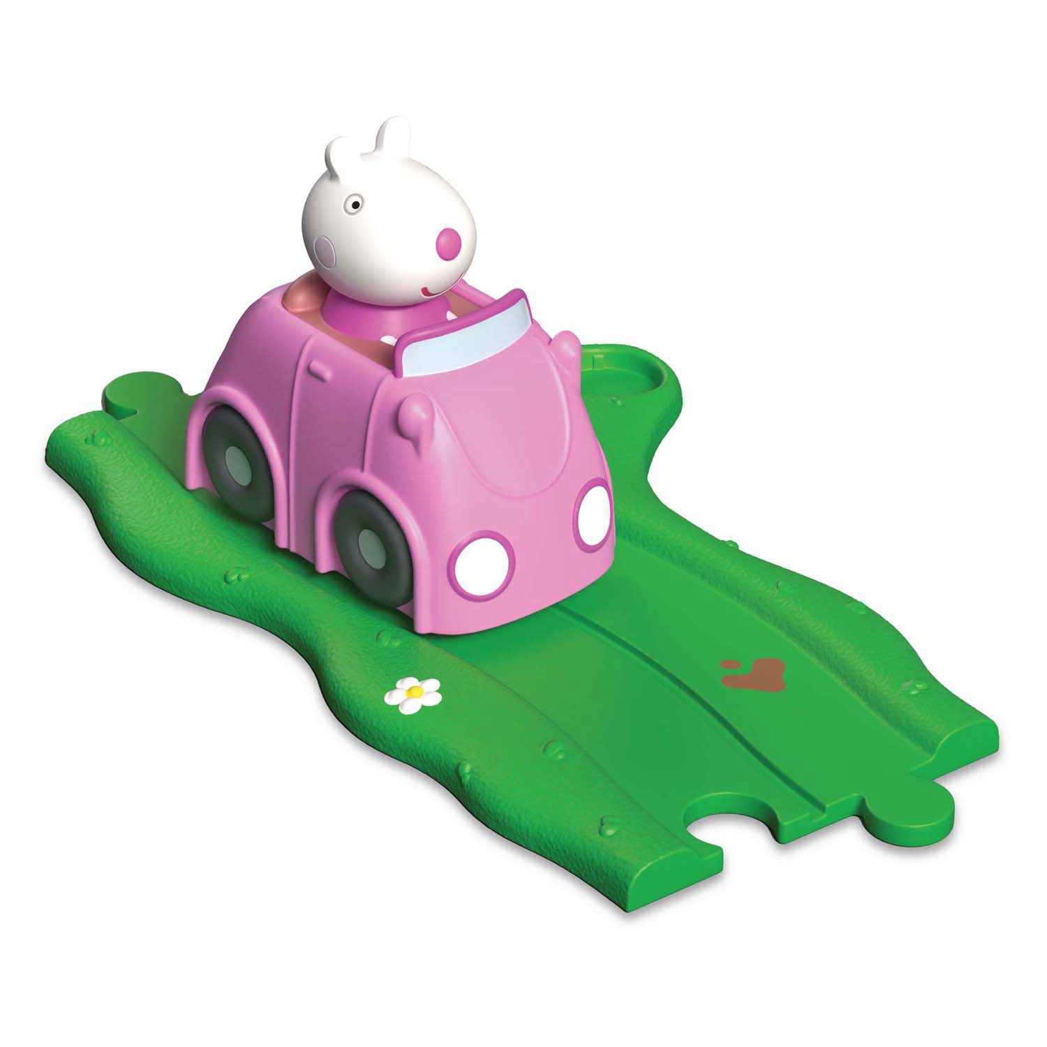 Spectron Peppa Pig tourne autour - la petite voiture rose de Peppa