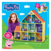 Maison de poupée en bois Spectron Peppa Pig avec 9 pièces