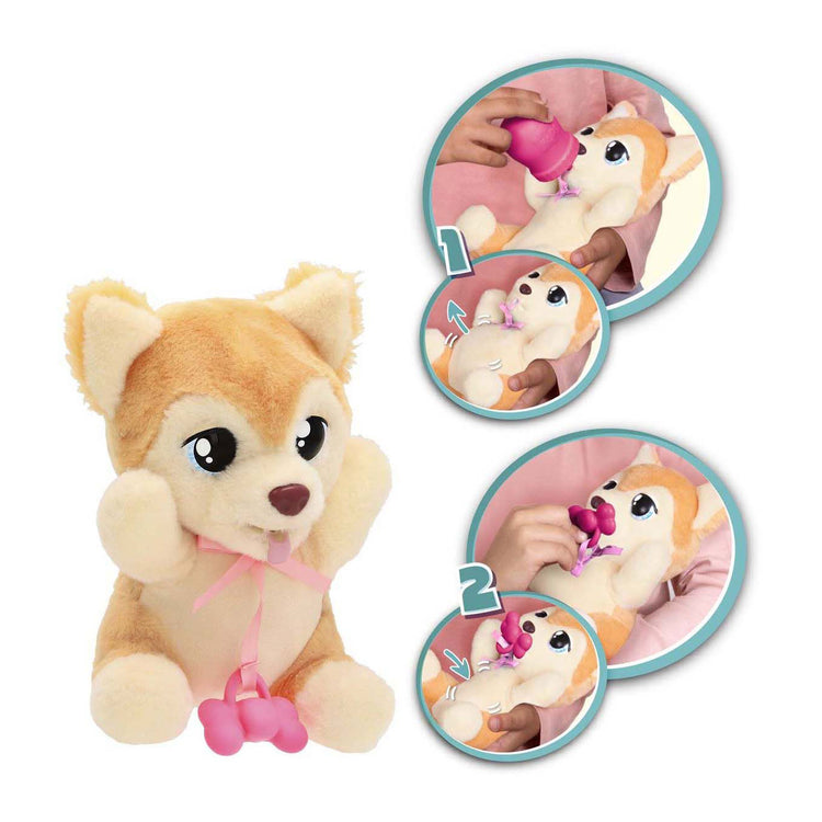 Spectron bébé pattes délicieuse peluche shiba inu - 20cm