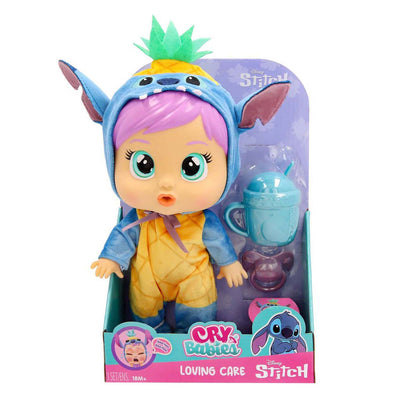 Spectron cry babies love care stitch poupée bébé - 26,5 cm