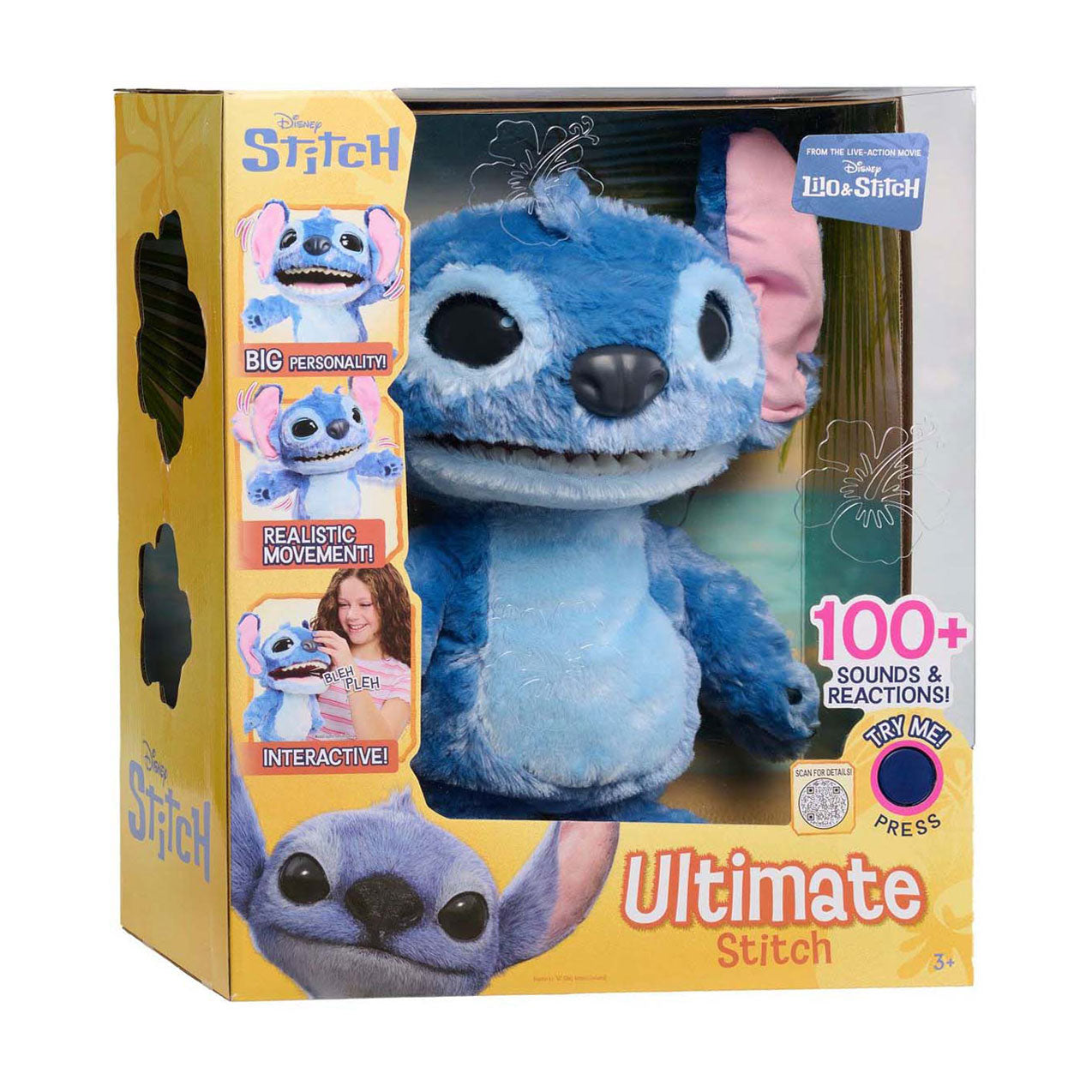 Peluche Disney Ultimate Stitch Feature 35 cm