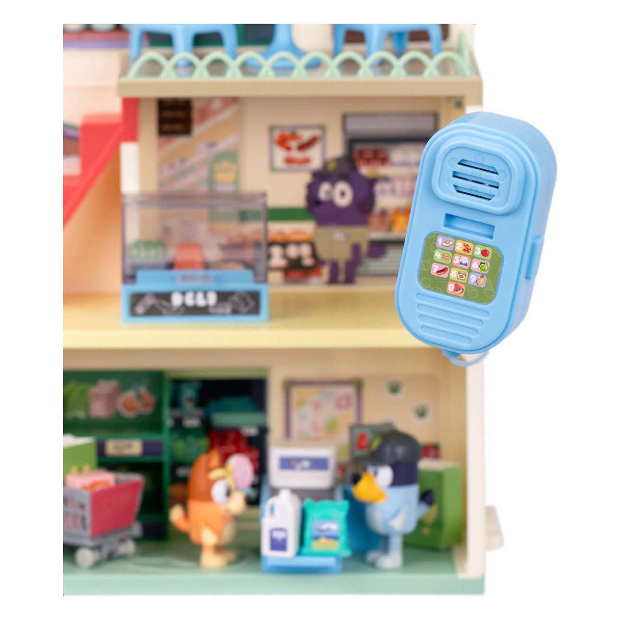 Spectron bluey permet de jouer au chef - ensemble de jeu de supermarché