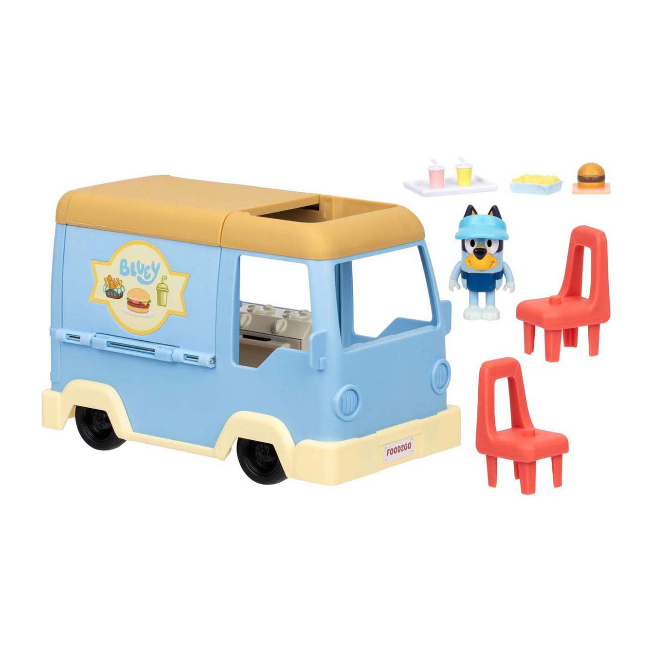 Ensemble de jeu de camion de nourriture Spectron bluey