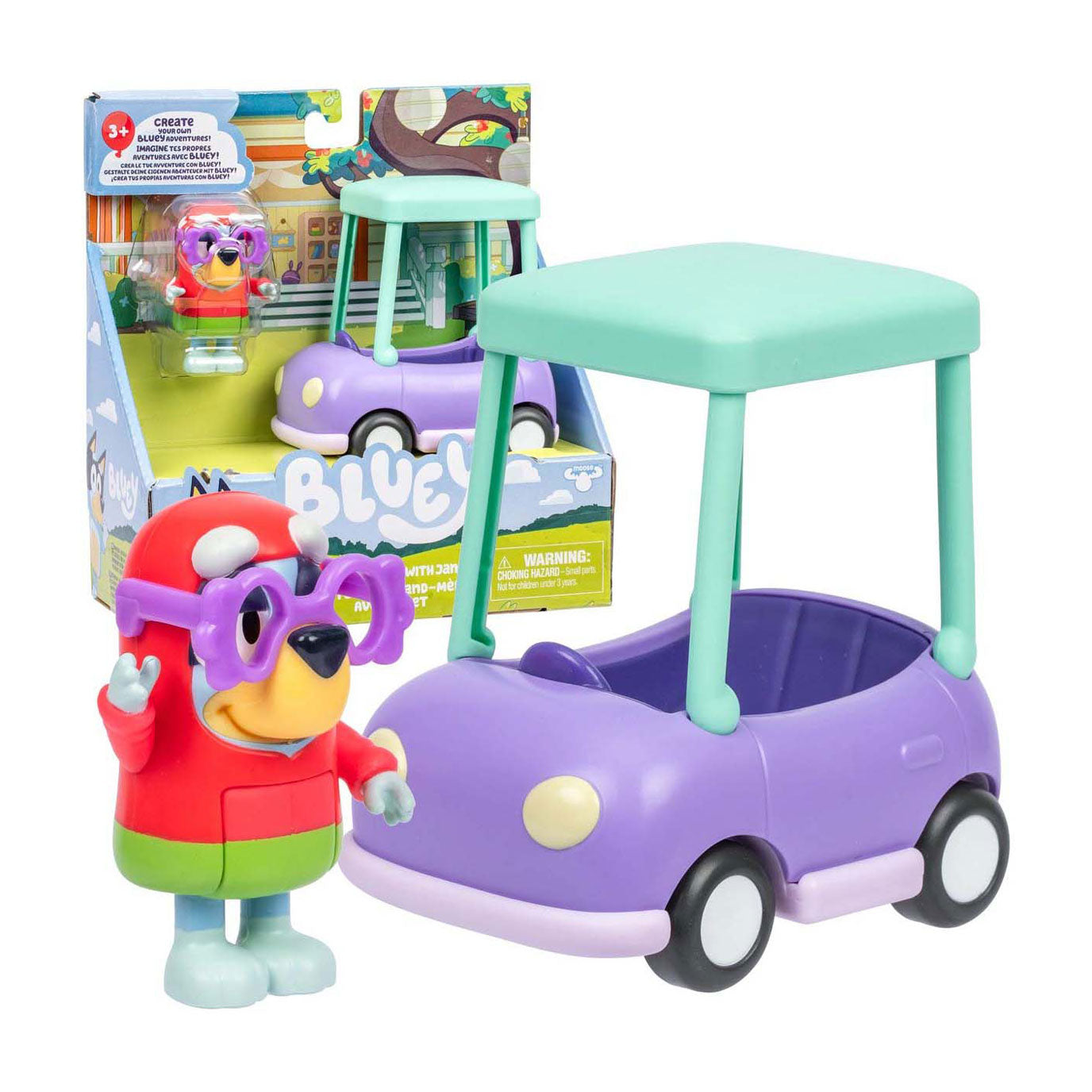 Spectron bluey véhicule de base voiture grand-mère janet