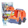 Bluey Auto 4x4 y compris la silhouette bluey