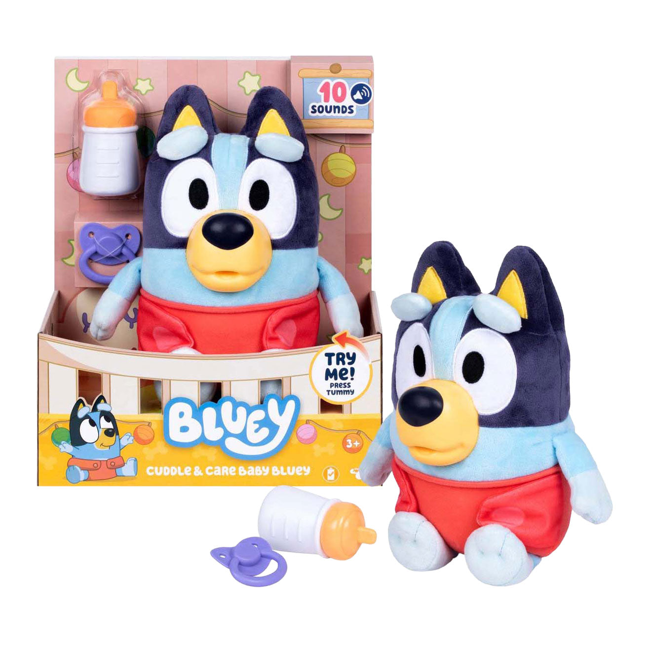 Boule interactif Bluey Pluche et soigné pour bébé