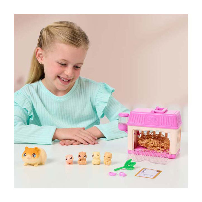 Mini maman surprise mini hamster petit animal de compagnie en direct