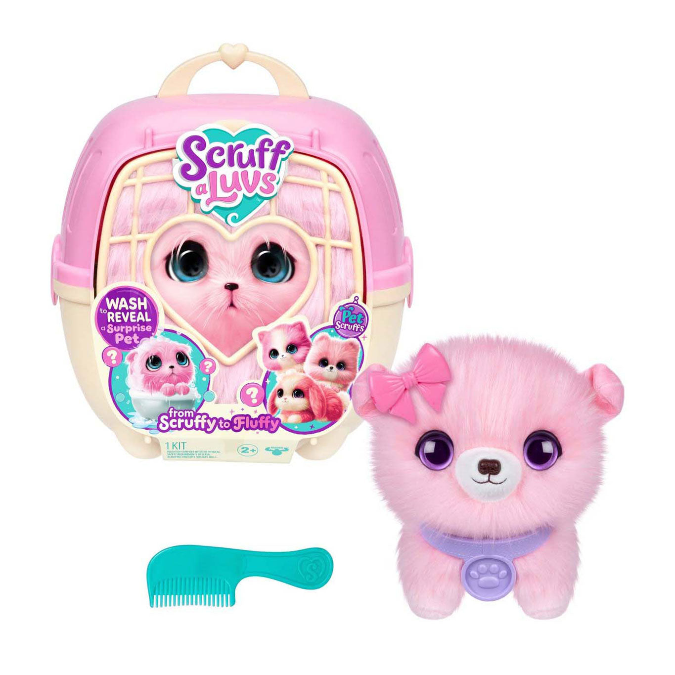 Scruff a luvs embrassez Pet Single Pink