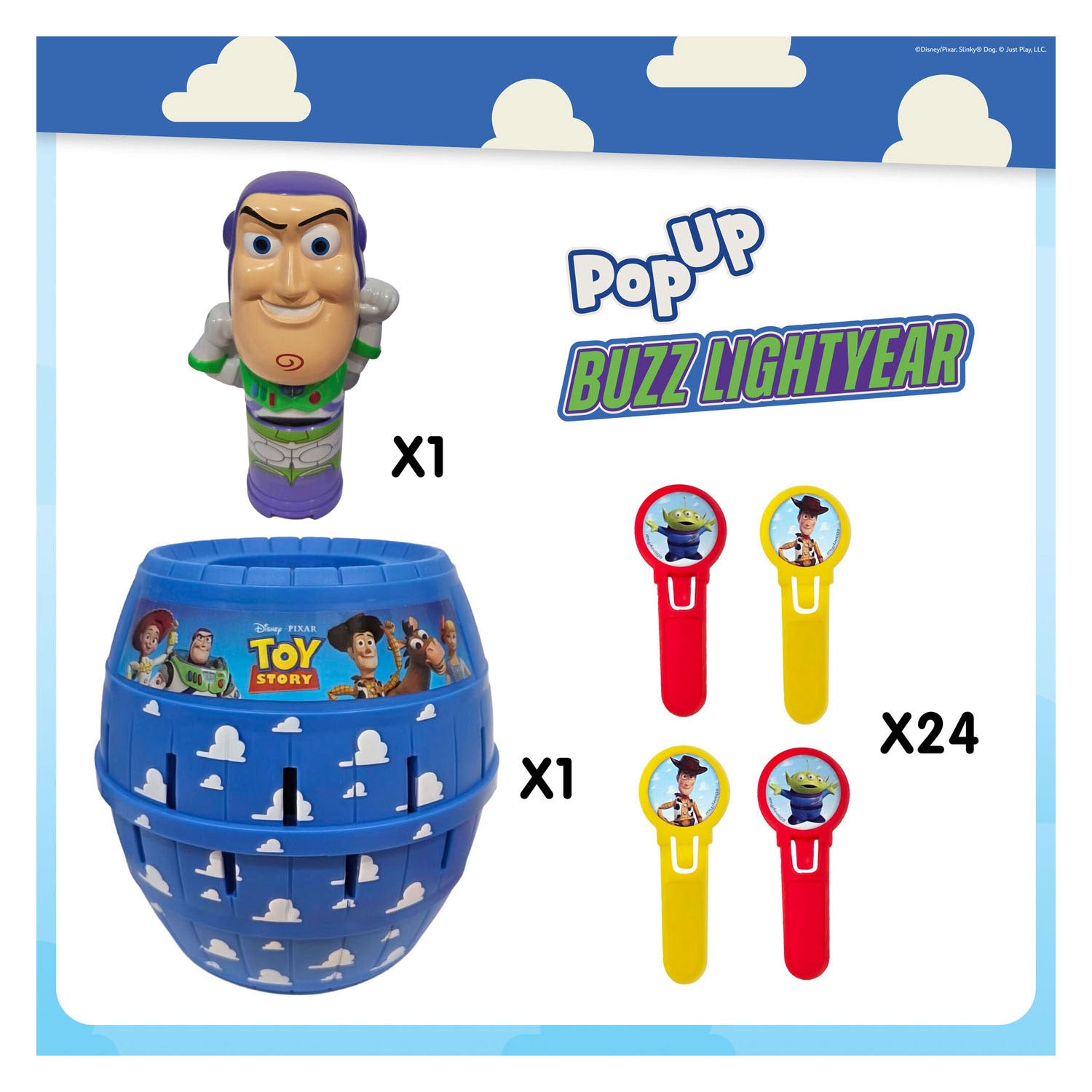 Spectron tomy pop up buzz l'Éclair disney